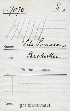 Ida Svensson Brokullen
Ida Svensson Brokullen
Nyckelord: Svensson Brokullen