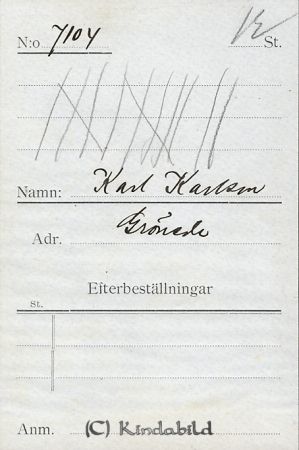Karl Karlsson Grönede
Karl Karlsson Grönede
Nyckelord: Karlsson Grönede