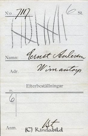 Ernst Andersson Wimantorp
Ernst Andersson Wimantorp
Nyckelord: Andersson Wimantorp