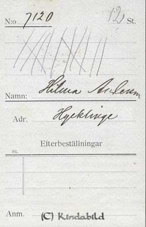 Hilma Andersson Hycklinge
Hilma Andersson Hycklinge
Nyckelord: Andersson Hycklinge