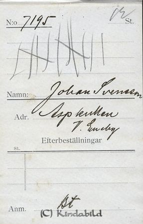 Johan Svensson Aspkullen V Eneby
Johan Svensson Aspkullen V Eneby
Nyckelord: Svensson Aspkullen