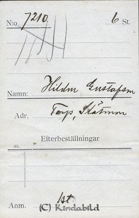 Hildur Gustafsson Torp Slätmon
Hildur Gustafsson Torp Slätmon
Nyckelord: Gustafsson Torp