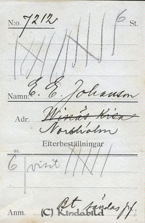 E E Johansson Norsholm
E E Johansson Norsholm
Nyckelord: Johansson Norsholm
