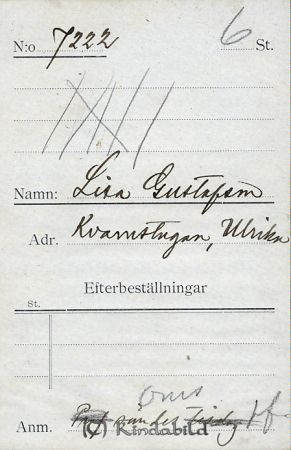 Lisa Gustafsson Kvarnstugan Ulrika
Lisa Gustafsson Kvarnstugan Ulrika
Nyckelord: Gustafsson Kvarnstugan