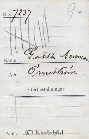 Gotth Nenman Örneström
Gotth Nenman Örneström
Nyckelord: Nenman Örneström