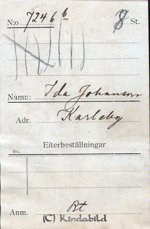 Ida Johansson Karleby
Ida Johansson Karleby
Nyckelord: Johansson Karleby