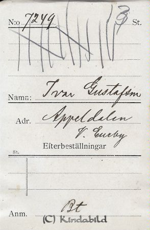 Ivar Gustafsson Appeldalen V Eneby
Ivar Gustafsson Appeldalen V Eneby
Nyckelord: Gustafsson Appeldalen