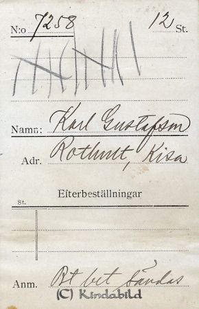 Karl Gustafsson Rothult Kisa
Karl Gustafsson Rothult Kisa
Nyckelord: Gustafsson Rothult