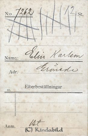 Elin Karlsson Grönede
Elin Karlsson Grönede
Nyckelord: Karlsson Grönede