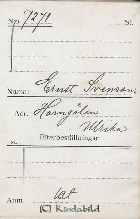 Ernst Svensson Horngölen Ulrika
Ernst Svensson Horngölen Ulrika
Nyckelord: Svensson Horngölen