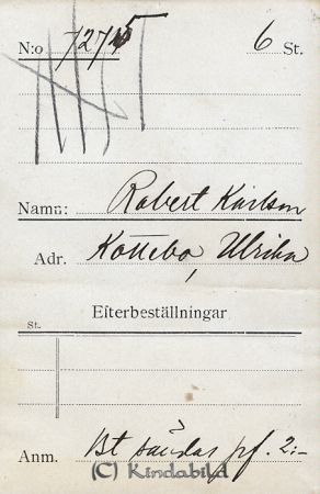 Robert Karlsson Kottebo Ulrika
Robert Karlsson Kottebo Ulrika
Nyckelord: Karlsson Kottebo