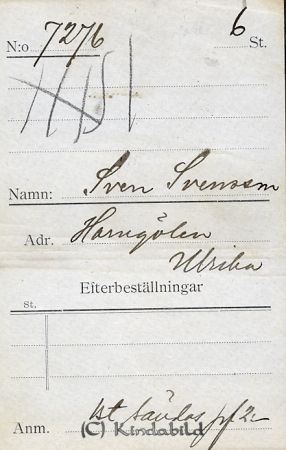 Sven Svensson Horngölen Ulrika
Sven Svensson Horngölen Ulrika
Nyckelord: Svensson Horngölen