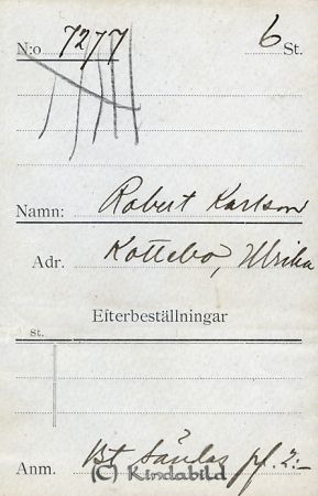 Robert Karlsson Kottebo Ulrika
Robert Karlsson Kottebo Ulrika
Nyckelord: Karlsson Kottebo
