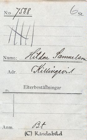 Hildur Samuelsson Killingevid
Hildur Samuelsson Killingevid
Nyckelord: Samuelsson Killingevid