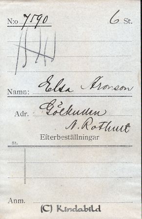 Elsa Aronsson Gölkullen N Rothult
Elsa Aronsson Gölkullen N Rothult
Nyckelord: Aronsson Gölkullen