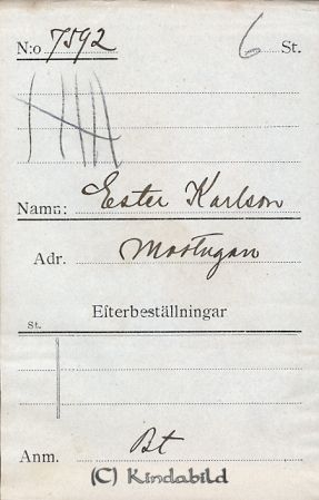 Ester Karlsson Mostugan
Ester Karlsson Mostugan
Nyckelord: Karlsson Mostugan