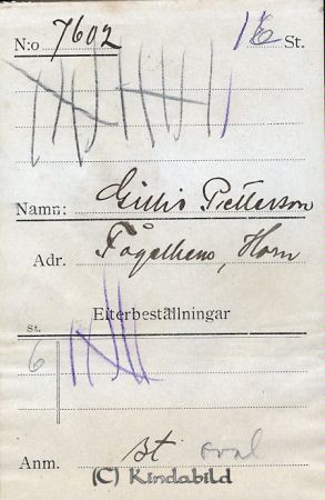 Gillis Pettersson Fågelhem Horn
Gillis Pettersson Fågelhem Horn
Nyckelord: Pettersson Fågelhem