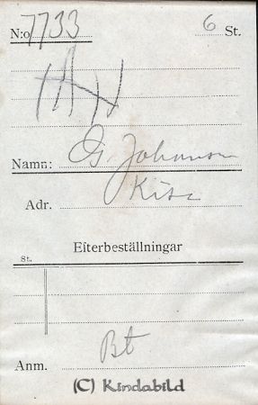 G Johansson Kisa
G Johansson Kisa
Nyckelord: Johansson Kisa