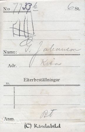G Johansson Kisa
G Johansson Kisa
Nyckelord: Johansson Kisa