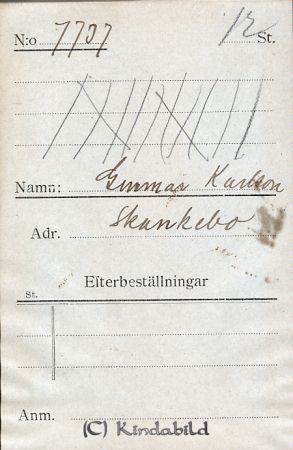 Gunnar Karlsson Skankebo
Gunnar Karlsson Skankebo
Nyckelord: Karlsson Skankebo