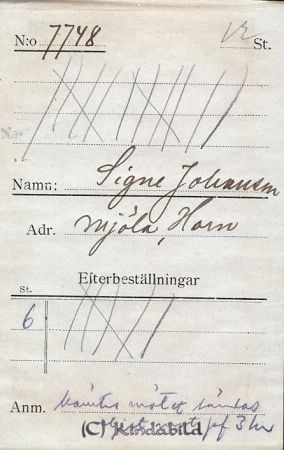 Signe Johansson Mjöla Horn
Signe Johansson Mjöla Horn
Nyckelord: Johansson Mjöla