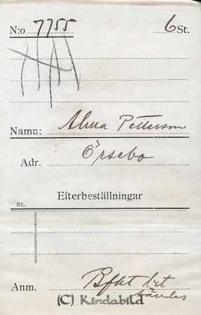 Alma Pettersson Örsebo
Alma Pettersson Örsebo
Nyckelord: Pettersson Örsebo