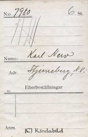 Karl Nerv Stjerneberg  N Vi
Karl Nerv Stjerneberg  N Vi
Nyckelord: Nerv Stjerneberg