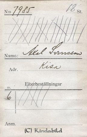Axel Svensson Kisa
Axel Svensson Kisa
Nyckelord: Axel Svensson
