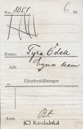 Tyra Ödell  Egna hem
Tyra Ödell  Egna hem
Nyckelord: Tyra Ödell