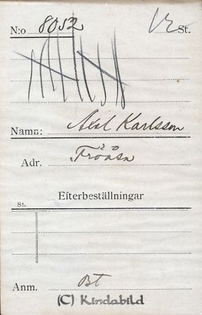Axel Karlsson Fröåsa
Axel Karlsson Fröåsa
Nyckelord: Karlsson Fröåsa