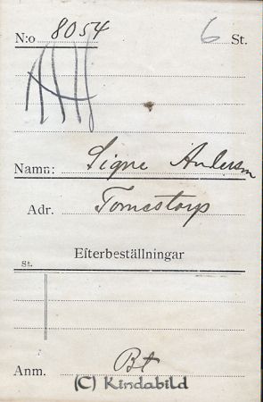 Signe Andersson Tomestorp
Signe Andersson Tomestorp
Nyckelord: Andersson Tomestorp