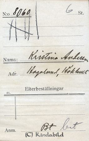 Kristina Andersson Hagalund Hökhult
Kristina Andersson Hagalund Hökhult
Nyckelord: Andersson Hagalund