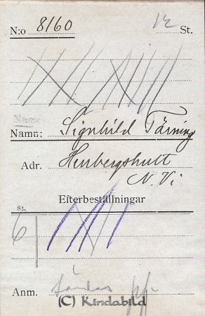 Signhild Tärning Herrbergshult  N Vi
Signhild Tärning Herrbergshult  N Vi
Nyckelord: Tärning Herrbergshult