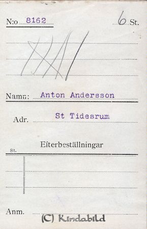 Anton Andersson  St Tidersrum
Anton Andersson  St Tidersrum
Nyckelord: Anton Andersson