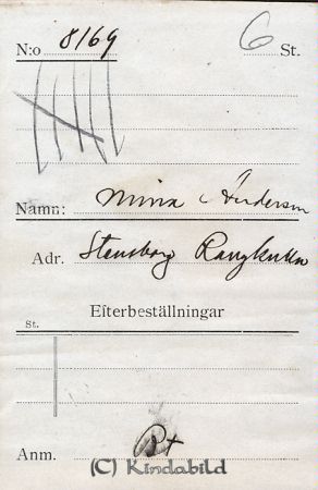 Mina Andersson Stensborg Rangkulla
Mina Andersson Stensborg Rangkulla
Nyckelord: Andersson Stensborg