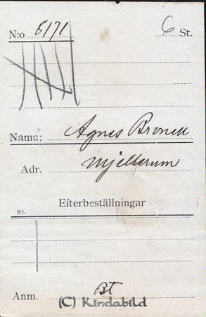 Agnes Bronell Mjellerum
Agnes Bronell Mjellerum
Nyckelord: Bronell Mjellerum