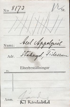 Axel Appelqvist Stakeryd Tidersrum
Axel Appelqvist Stakeryd Tidersrum
Nyckelord: Appelqvist Stakeryd