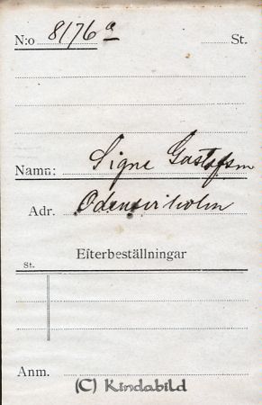 Signe Gustafsson Odensviholm
Signe Gustafsson Odensviholm
Nyckelord: Gustafsson Odensviholm