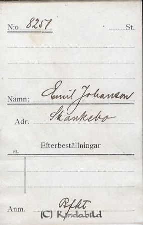 Emil Johansson Skankebo
Emil Johansson Skankebo
Nyckelord: Johansson Skankebo