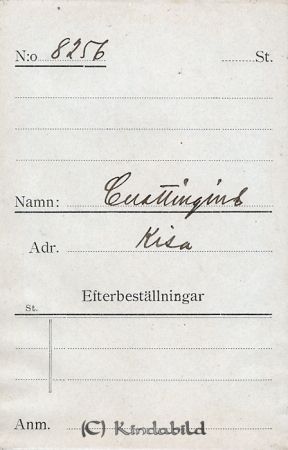 Cnattingius Kisa
Cnattingius Kisa
Nyckelord: Cnattingius Kisa
