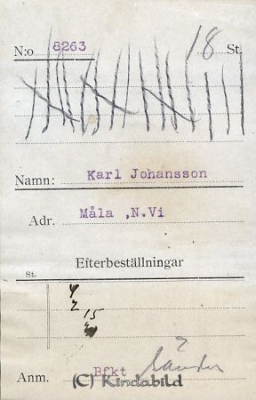 Karl Johansson Måla  N Vi
Karl Johansson Måla  N Vi
Nyckelord: Johansson Måla