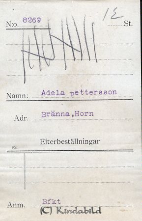 Adela Pettersson Bränna Horn
Adela Pettersson Bränna Horn
Nyckelord: Pettersson Bränna