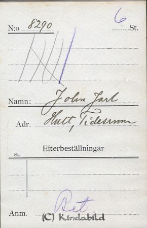 John Jarl Hult Tidersrum
John Jarl Hult Tidersrum
Nyckelord: Jarl Hult