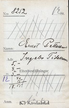 Ernst Pettersson Ingebo Tidersrum
Ernst Pettersson Ingebo Tidersrum
Nyckelord: Pettersson Ingebo