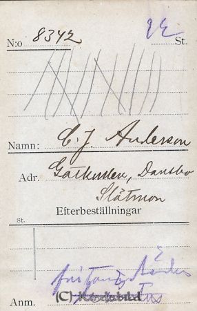 C J Andersson Gatkullen Dansbo Slätmon
C J Andersson Gatkullen Dansbo Slätmon
Nyckelord: Andersson Gatkullen