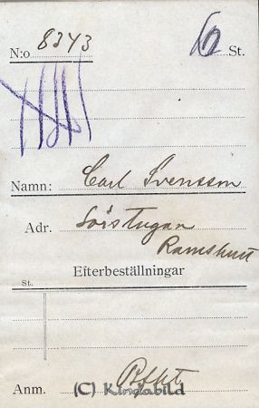 Carl Svensson Sörstugan Ramshult
Carl Svensson Sörstugan Ramshult
Nyckelord: Svensson Sörstugan