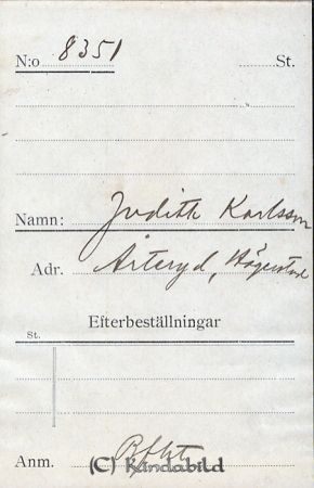 Judith Karlsson Årteryd Hägerstad
Judith Karlsson Årteryd Hägerstad
Nyckelord: Karlsson Årteryd