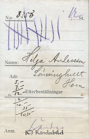Helga Andersson Lönningehult Horn
Helga Andersson Lönningehult Horn
Nyckelord: Andersson Lönningehult