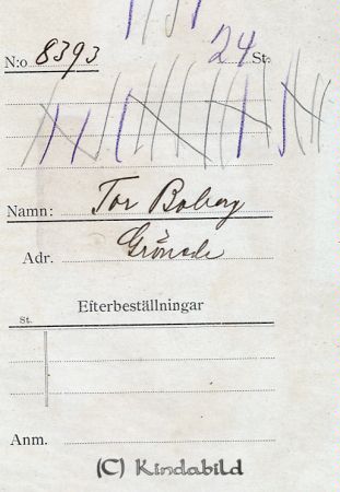 Tor Boberg Grönede
Tor Boberg Grönede
Nyckelord: Boberg Grönede
