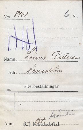 Linus Pettersson Örneström
Linus Pettersson Örneström
Nyckelord: Pettersson Örneström